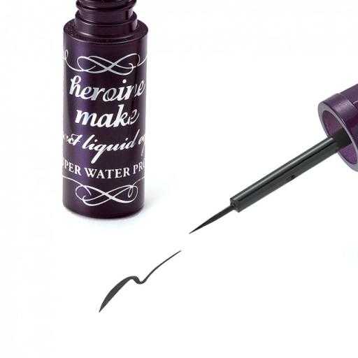 Kiss Me Unisex Heroine Make Impact Liquid Eyeliner #01 Black