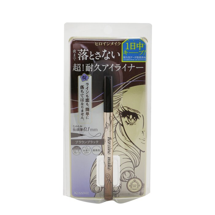 Kiss Me Prime Liquid Eyeliner #03 Natural Brown 0.4ml