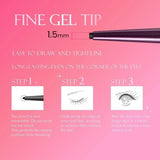 Kiss Me Heroine Make Long Stay Sharp Gel Liner #N02 Dark Brown
