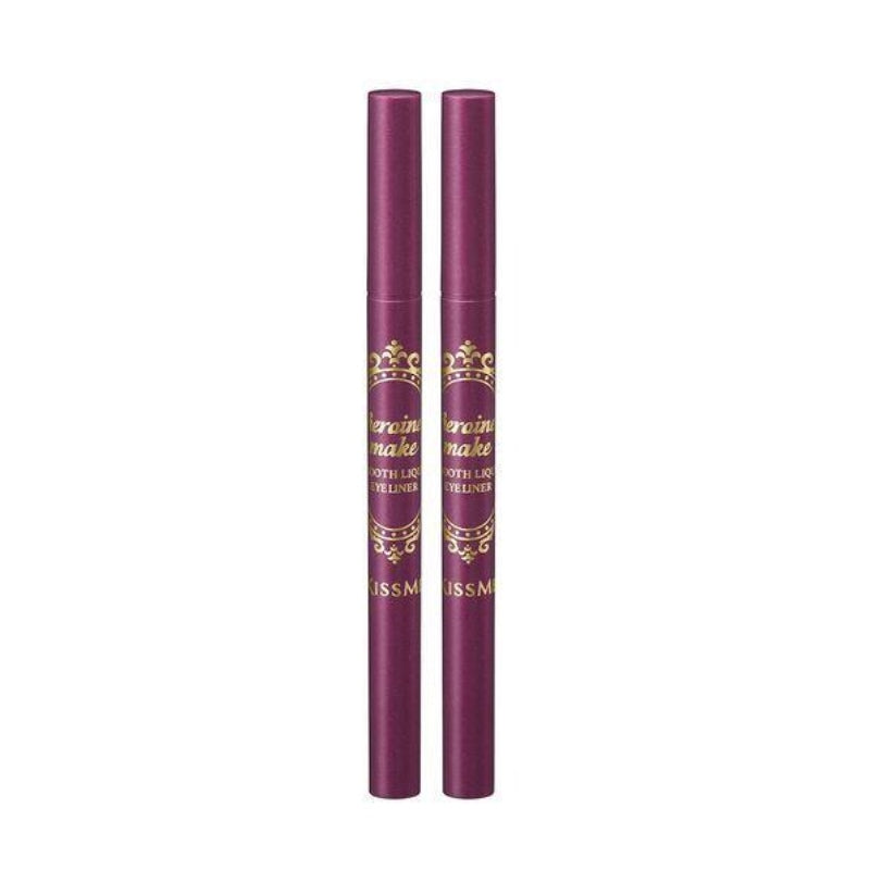 Kiss Me Heroine Make Smooth Liquid Eyeliner #01 Black 1+1pcs