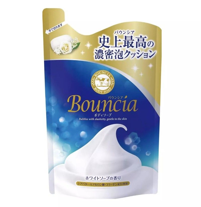 Cow Bouncia Body Wash White Soap Refill Airy Bouquet 400ml