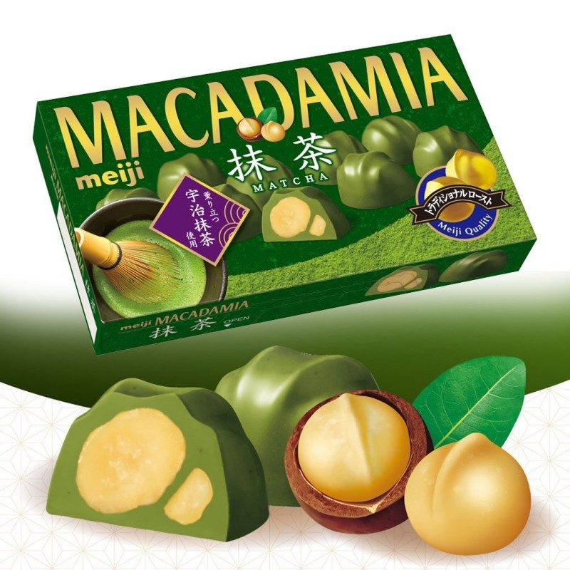 Meiji Macadamia Chocolate Matcha 9pcs