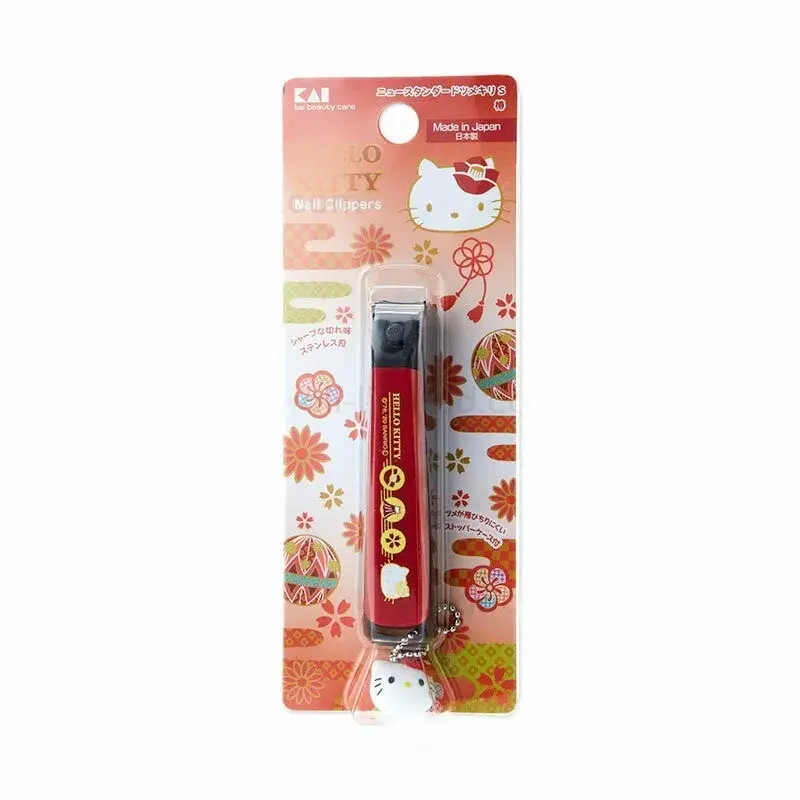 Kai贝印指甲刀红色Hello Kitty