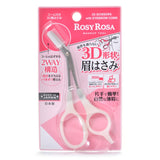 Rosy Rosa 3D Scissors With Eyebrow Comb