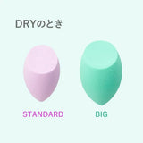 Rosy Rosa熊野3D化妆蛋干湿两用绿色大号 1枚