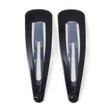 Mapepe Non-Slip Three-Pin Hair Clip Black 2pcs