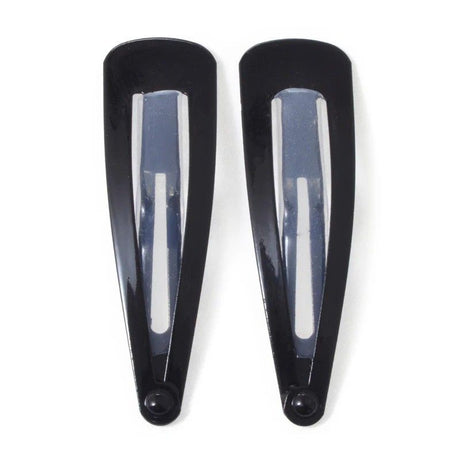 Mapepe Non-Slip Three-Pin Hair Clip Black 2pcs
