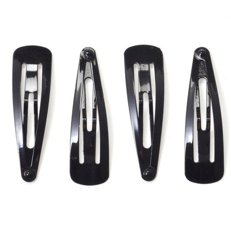 Mapepe黑色刘海夹发型夹 4枚