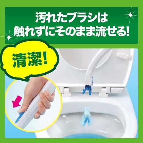 Johnson庄臣一次性马桶刷套装洁净无死角百花香