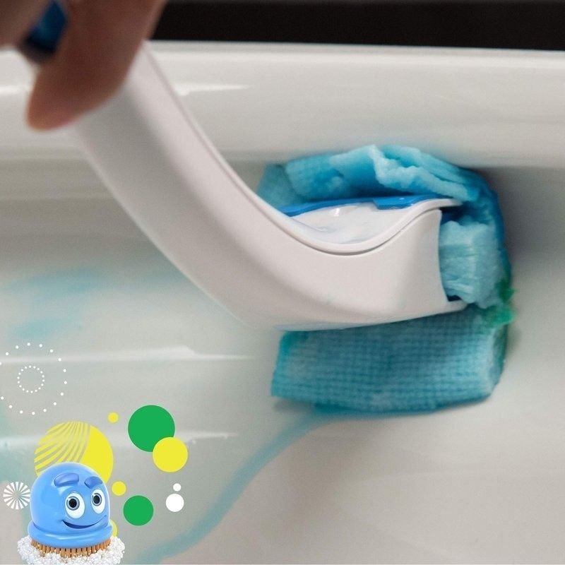 Johnson Scrubbing Bubbles Flushable Toilet Brush Refills Floral Soap Scent 24pcs