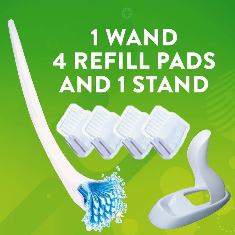 Johnson Scrubbing Bubbles Flushable Toilet Brush Refills Floral Soap Scent 24pcs