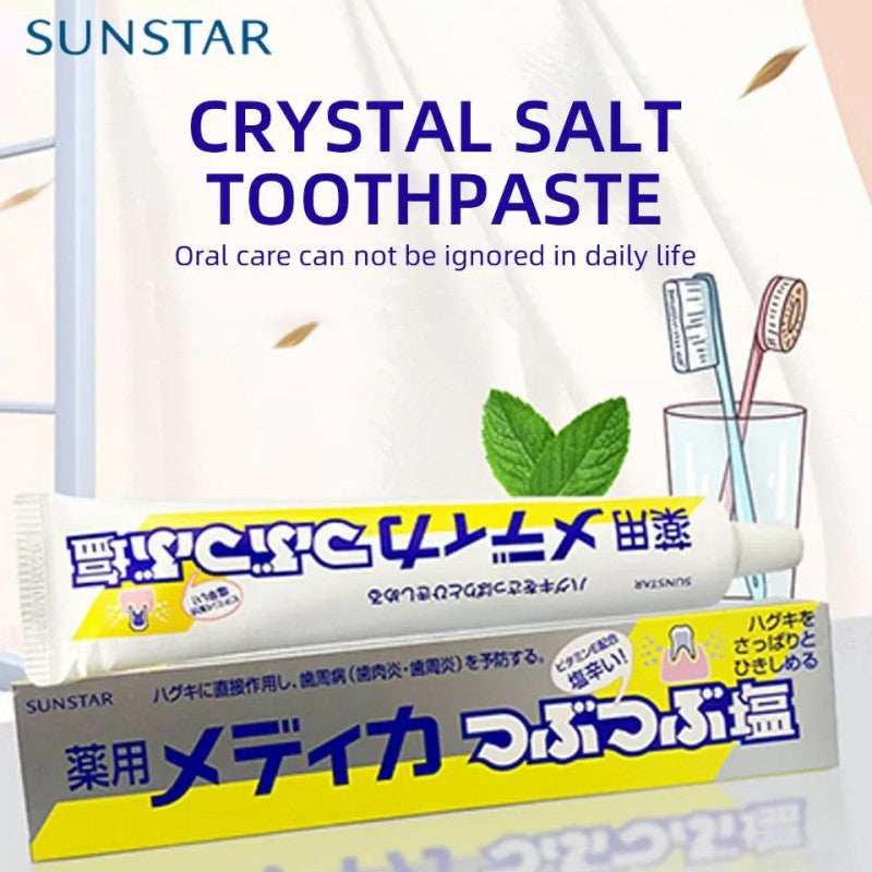 Sunstar盛世达结晶盐牙膏海盐清洁护理薄荷味 170g