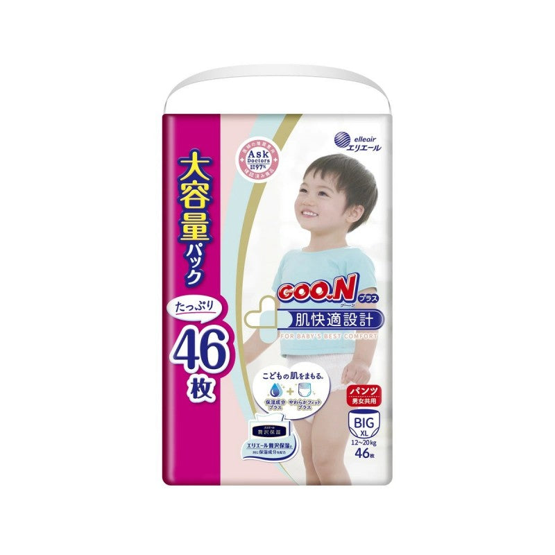 Goo.N大王敏感肌拉拉裤纸尿裤透气增量版XL码 46枚