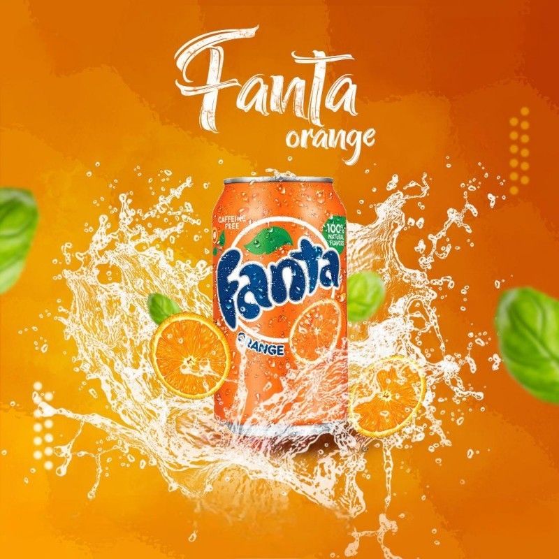 Fanta芬达橙味汽水 500ml