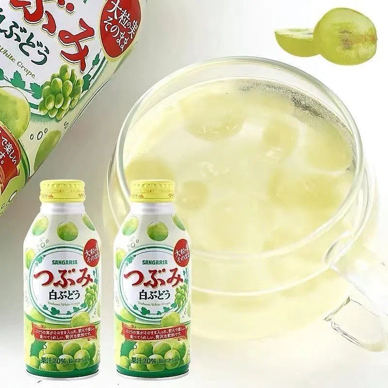 Sangaria Tsubumi White Grape Fruit Drink 380g
