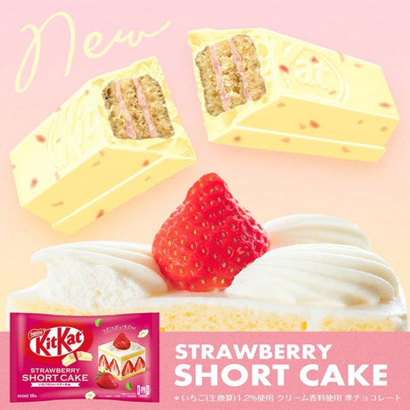 Kitkat雀巢迷你威化饼草莓脆饼口味 10枚
