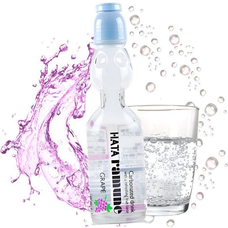 Hata Ramune Clear Fruits Drink Grape 200ml