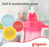 Pigeon Petite Straw Bottle Pink