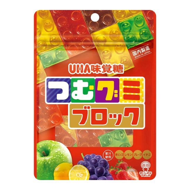UHA Mikakuto Building Blocks Gummy 172g