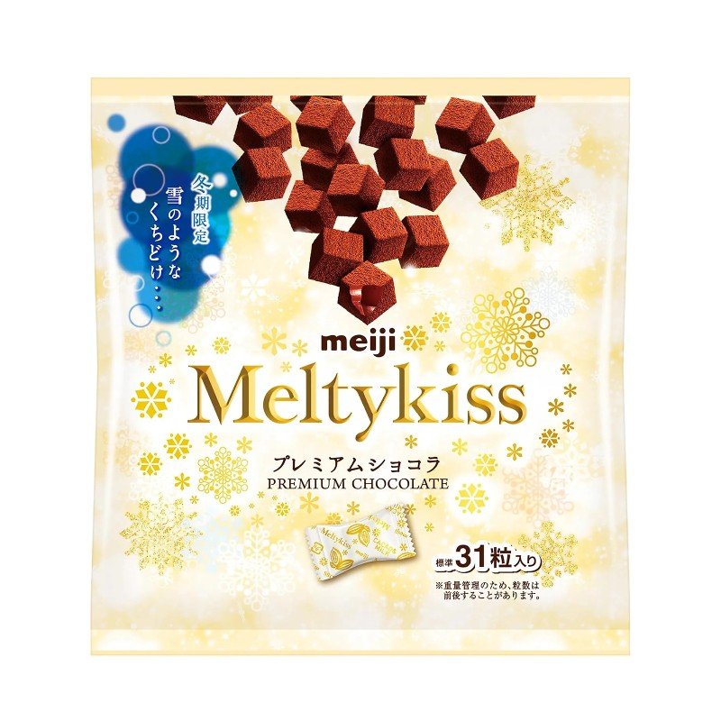 Meiji明治雪吻特级原味朱古力 124g