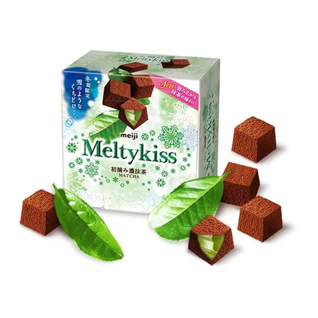 Meiji明治Meltykiss夹心巧克力抹茶味 52g