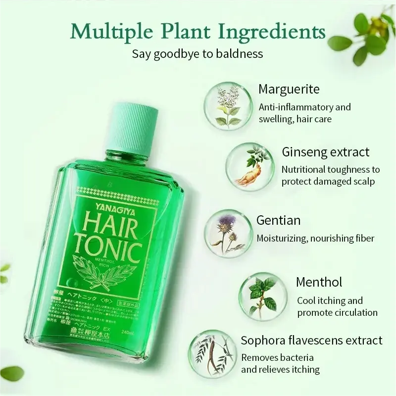 Yanagiya Hair Tonic Mint 240ml