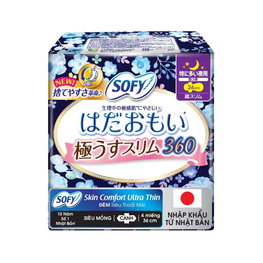 Sofy Skin Comfort Ultra Thin Sanitary Pads 36cm 10pcs