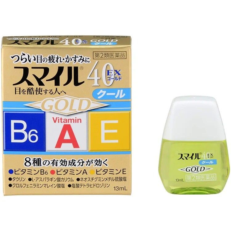 Lion Smile 40EX Gold Cool Eyedrops 13ml