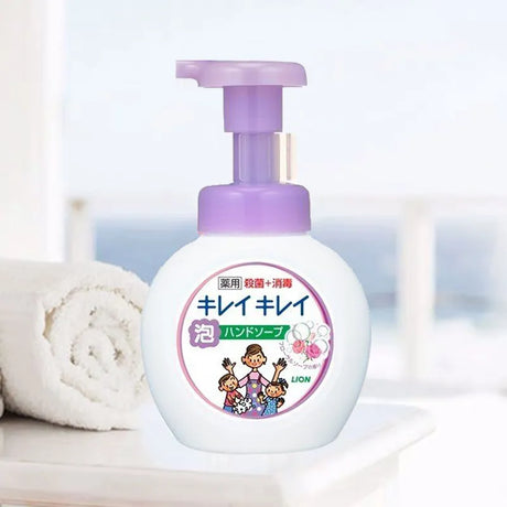 Lion狮王纯植物杀菌泡沫洗手液紫色花香 250ml