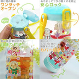 LEC Anpanman Clear Water Bottle Blue 450ml