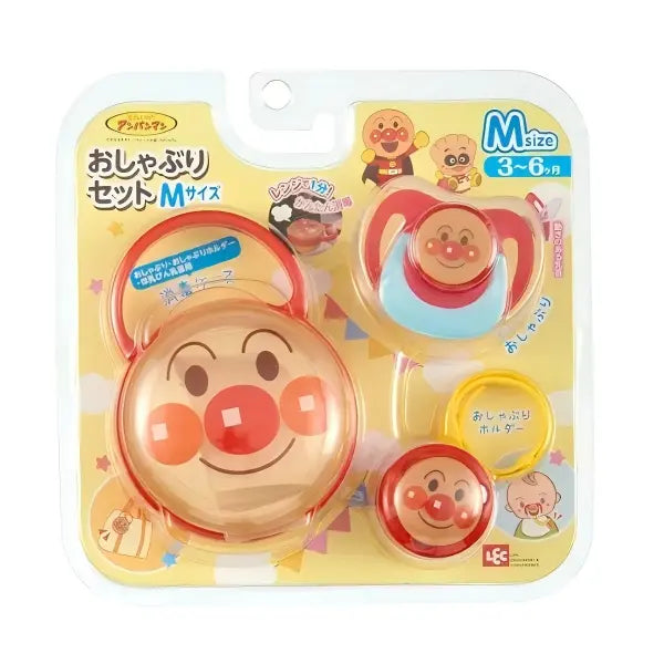 LEC Anpanman Baby Pacifier M Age 3-6 Months Old