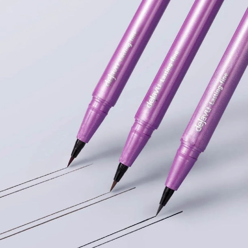 Dejavu Lasting-fine E Short Brush Liquid Eyeliner Black Brown