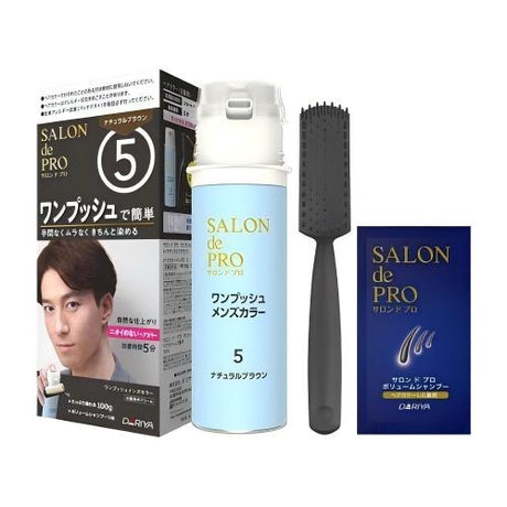 Dariya Salon de Pro One Push Men's Hair Color #5 Natural Brown