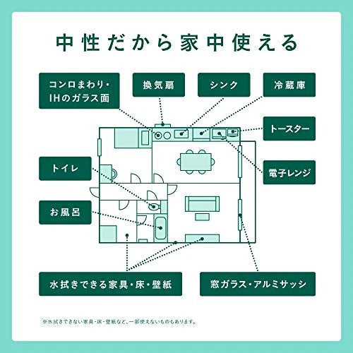 Utamaro万能清洁剂厨房油污浴室瓷砖去污喷雾 400ml