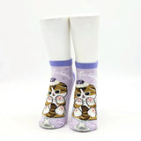 Mofusand Ankle Socks Cat Parfait Blueberry