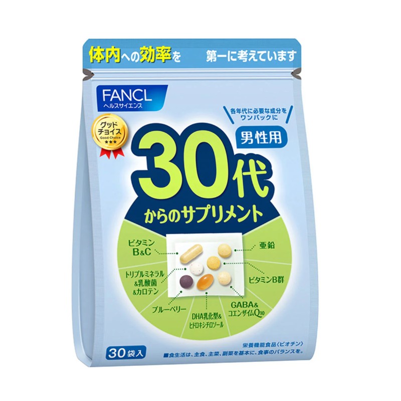 Fancl Multivitamin Supplement for Men 30s+ 30pcs