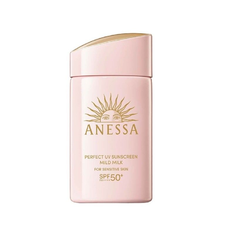Anessa安耐晒粉金瓶防晒霜清爽敏感肌SPF50+ 60ml