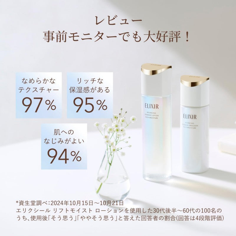 Shiseido Elixir Bouncing Essence Lotion Rich Moisturizing 170ml