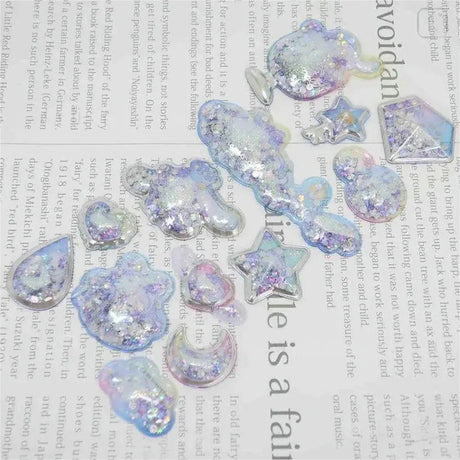 Sanrio Shake Shake Capsule Seal Sticker Cinnamoroll Sky Party 3D