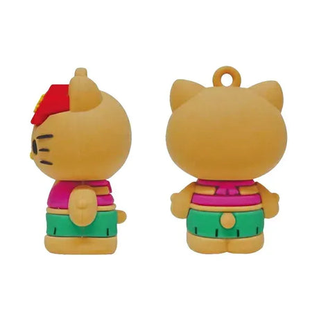 K-Company Sanrio Mascot Keychain Hello Kitty Y2K Tan