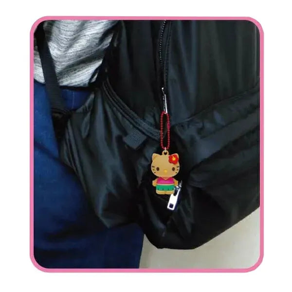 K Company Sanrio Mascot Keychain Hello Kitty Y2K Tan Pink