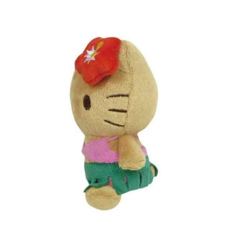 K Company三丽鸥联名黑皮Hello Kitty玩偶球链挂件草裙