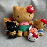 Sanrio Hello Kitty Sunburn Tanning Sitting Plush Hibiscus