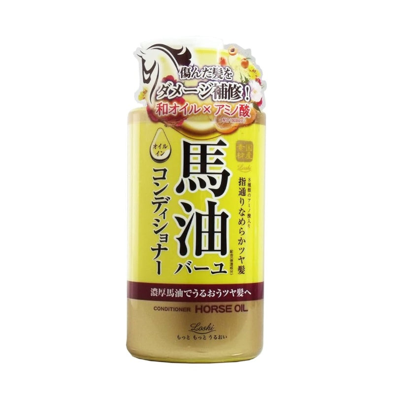 Cosmetex Roland Loshi Moist Aid Horse Oil Hair Conditioner 450ml