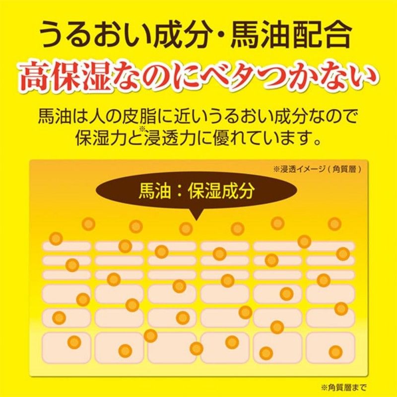 Loshi松本清天然马油身体乳保湿滋润 485ml