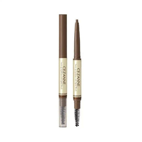 Cezanne Twist-up Eyebrow With Spiral Brush #02 Olive Brown