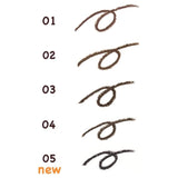 Cezanne Twist-Up Eyebrow With Spiral Brush #05 Natural Gray 0.21g