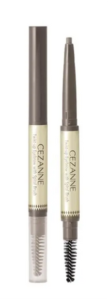 Cezanne Twist-up Eyebrow Pencil with Brush #06 Bitter Greige