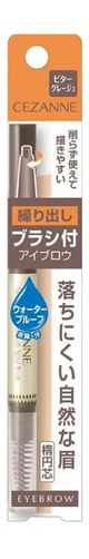 Cezanne Twist-up Eyebrow Pencil with Brush #06 Bitter Greige