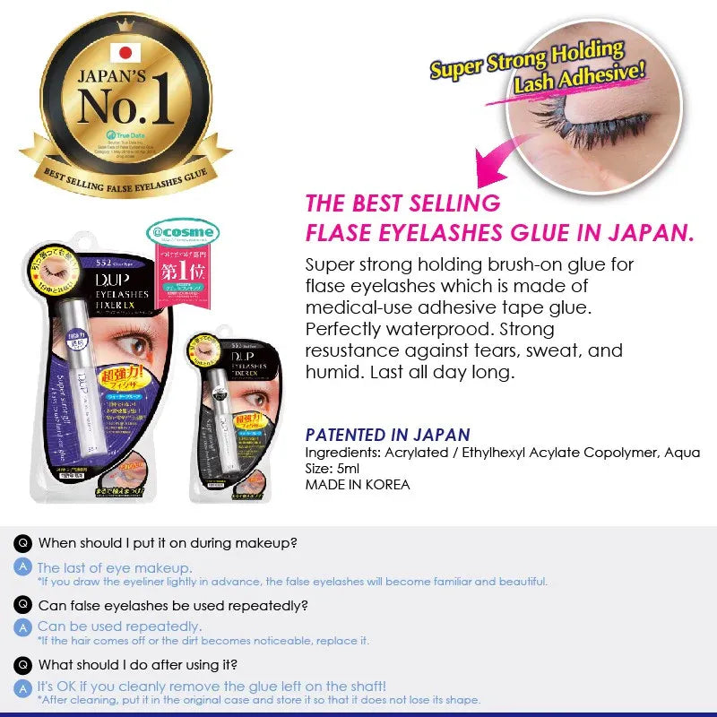 DUP Eyelashes FIXER EX 552 Clear 5ml
